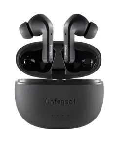 Intenso® T300A Auricolari In-Ear Wireless con cancellazione attiva del rumore – Nero Intenso