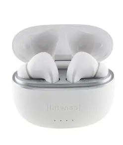 Intenso® T302A Auricolari In-Ear Wireless con cancellazione attiva del rumore – Bianco Intenso