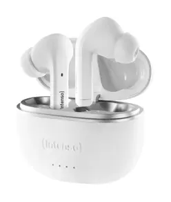 Intenso® T302A Auricolari In-Ear Wireless con cancellazione attiva del rumore – Bianco Intenso