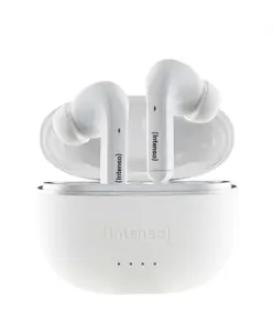 Intenso® T302A Auricolari In-Ear Wireless con cancellazione attiva del rumore – Bianco Intenso