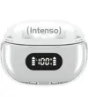 Intenso® T312AE Auricolari In-Ear Wireless con cancellazione attiva del rumore e ENC – Bianco Intenso
