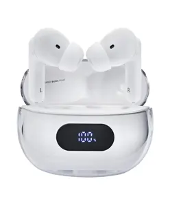 Intenso® T312AE Auricolari In-Ear Wireless con cancellazione attiva del rumore e ENC – Bianco Intenso