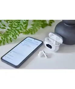 Intenso® T312AE Auricolari In-Ear Wireless con cancellazione attiva del rumore e ENC – Bianco Intenso