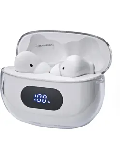 Intenso® T312AE Auricolari In-Ear Wireless con cancellazione attiva del rumore e ENC – Bianco Intenso