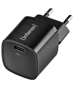 Intenso® USB-C Caricatore GaN 30W PD 3.0/QC 4.0 - Nero Intenso