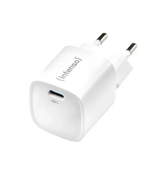 Intenso® USB-C GaN Caricatore 30W PD 3.0/QC 4.0 - Bianco Intenso