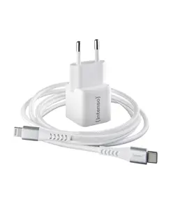 Intenso® USB-C GaN Caricatore 30W PD/QC incl. Cavo USB-C a Lightning Intenso
