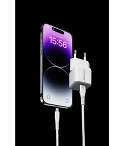 Intenso® USB-C GaN Caricatore 30W PD/QC incl. Cavo USB-C a Lightning Intenso