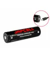 JAPCELL® 18650 Batteria ricaricabile agli ioni di litio - 3500 mAh con connettore USB-C Japcell