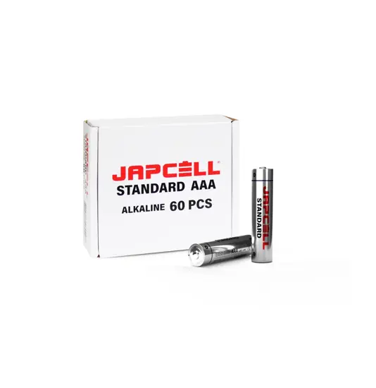 JAPCELL® AAA / LR03 Batterie alcaline standard - confezione da 60 pz. Japcell