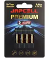 JAPCELL® batterie alcaline AAA Premium - 4 pezzi Blister Japcell