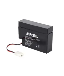 JAPCELL® JC12-0,8AMP Batteria al piombo da 12 V 0,8 Ah con connettore AMP