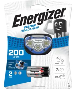 Lampada frontale Energizer Vision - 200 lumen
