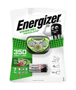 Lampada frontale Energizer Vision HD+ - 350 lumen