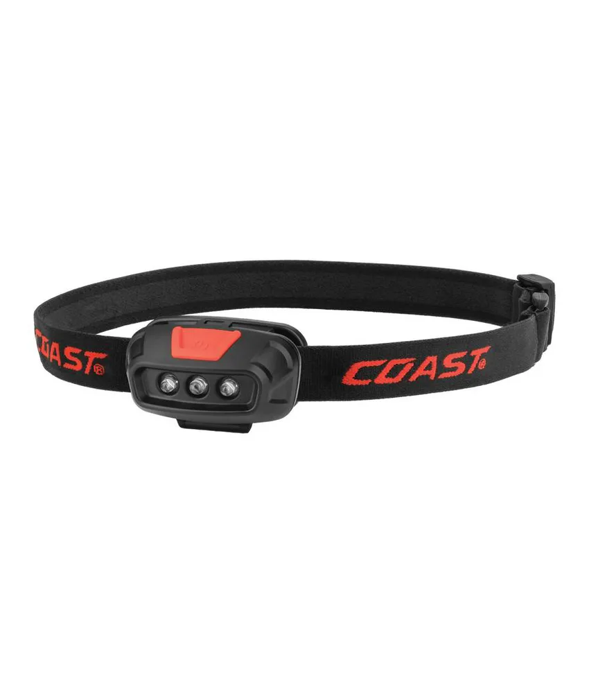 lampada frontale FL14 39 lumen Coast, lunghezza massima del fascio fino a 30 metri.