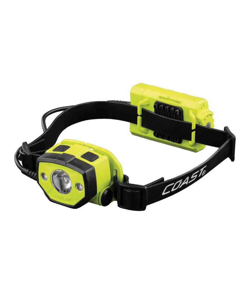 lampada frontale HZ025 ATEX ZONA 0 230 lumen Coast, raggio di luce di 160 metri