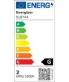 Lampadina LED Energizer G4 1,2W 90 Lumen Bianco caldo (2700K)