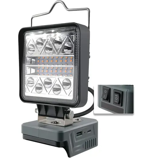 Luce da lavoro a LED da 800-1800 lumen per batteria BOSCH ProCore 18V