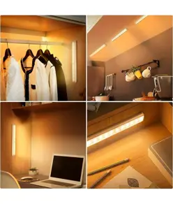 Luce per armadio a LED con sensore di movimento - Ricaricabile da USB-A a USB-C