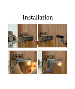Luce per armadio a LED - Installazione a cerniera
