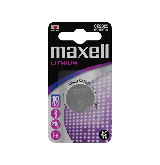 Maxell Lithium CR2025 batteri - 1 stk.