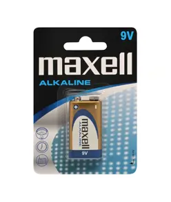 Maxell Long life Alkaline 9V /6LR61 batteri - 1 stk.