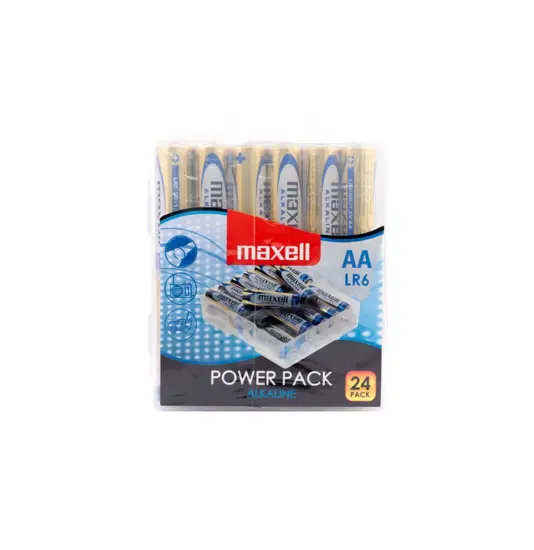 Maxell Long life Alkaline AA / LR6 batterier - 24 stk.
