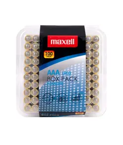 Maxell Long life Alkaline AAA / LR 03 batterier - 100 stk.