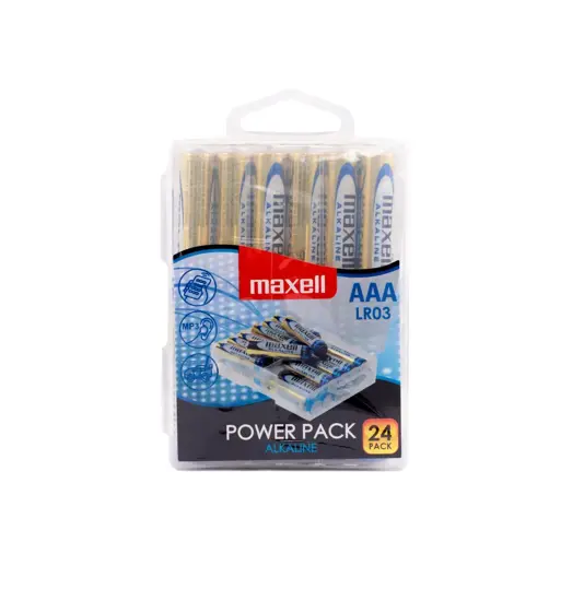 Maxell Long life Alkaline AAA / LR 03 batterier - 24 stk.
