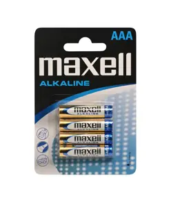 Maxell Long life Alkaline AAA / LR 03 batterier - 4 stk.