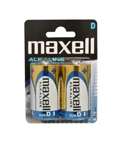 Maxell Long life Alkaline D / LR20 batterier - 2 stk.