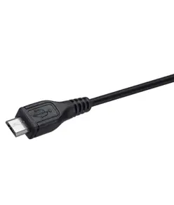 Micro USB lade- og datakabel, Sort 1m duracell