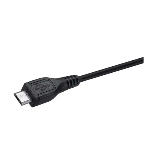 Micro USB lade- og datakabel, Sort 1m duracell