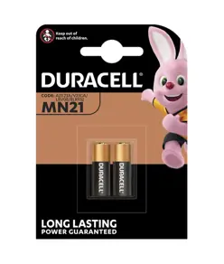 MN21 / E23 / 23A / A23 BATTERI (2 Stk.) duracell