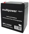 Multipower MPL1225H batteria al piombo ad alta velocità 12V - 5Ah