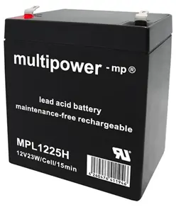 Multipower MPL1225H batteria al piombo ad alta velocità 12V - 5Ah