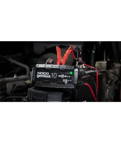 Noco Genius 10 Caricabatterie per batterie da 6V e 12V 10000mA (umido, gel, MF, MF, CA, EFB, AGM e ioni di litio)