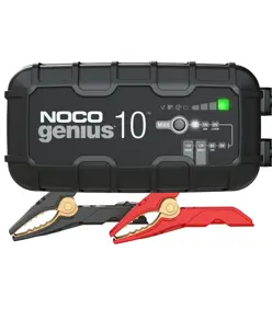 Noco Genius 10 Caricabatterie per batterie da 6V e 12V 10000mA (umido, gel, MF, MF, CA, EFB, AGM e ioni di litio)
