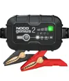Noco Genius 2 Caricabatterie per batterie da 6V e 12V 2000mA (umido, gel, MF, MF, CA, EFB, AGM e ioni di litio)