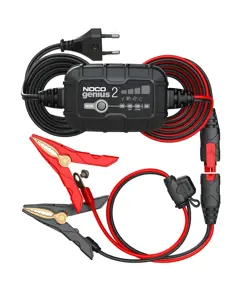 Noco Genius 2 Caricabatterie per batterie da 6V e 12V 2000mA (umido, gel, MF, MF, CA, EFB, AGM e ioni di litio)