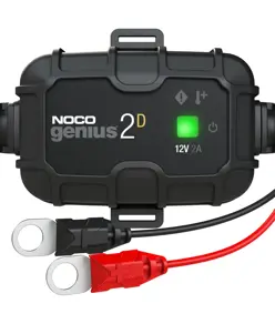 Noco Genius 2D Caricabatterie per 12V 2000mA (Wet, Gel, MF, CA, EFB, AGM)