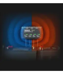 Noco Genius 2X4 Caricabatterie per batterie da 6V e 12V 8000mA (umido, gel, MF, CA, EFB, AGM e ioni di litio)