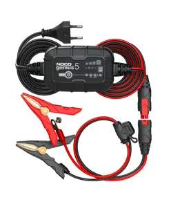 Noco Genius 5 Caricabatterie per batterie da 6V e 12V 5000mA (umido, gel, MF, MF, CA, EFB, AGM e ioni di litio)