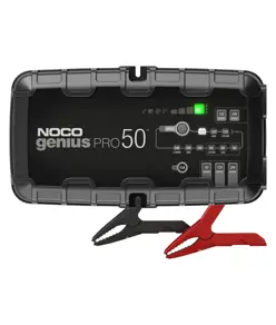 Noco Genius PRO50 Caricabatterie per batterie da 6V, 12V e 24V 50000mA (umide, gel, MF, CA, EFB, AGM e ioni di litio)