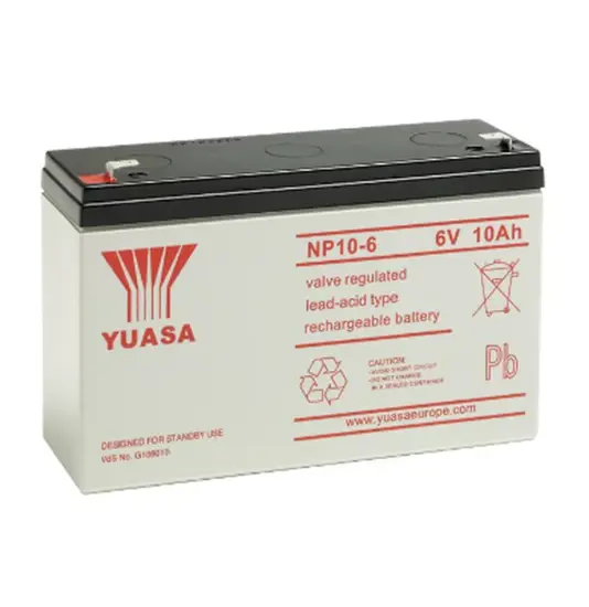 NP10-6 Yuasa Blybatteri