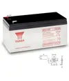 NP3.2-12 Yuasa Blybatteri