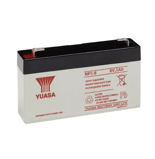 NP3-6 Yuasa 6V - 3Ah