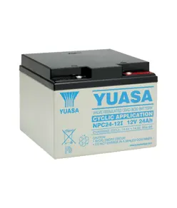 NPC24-12 Yuasa Cyklisk Blybatteri