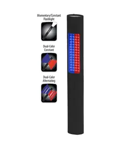 NSP-1170 Torcia con luce bianca, blu e rossa (150 lumen) LED Nightstick