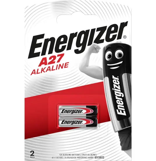 Pile Energizer alcaline MN27 / A27 (confezione da 2)